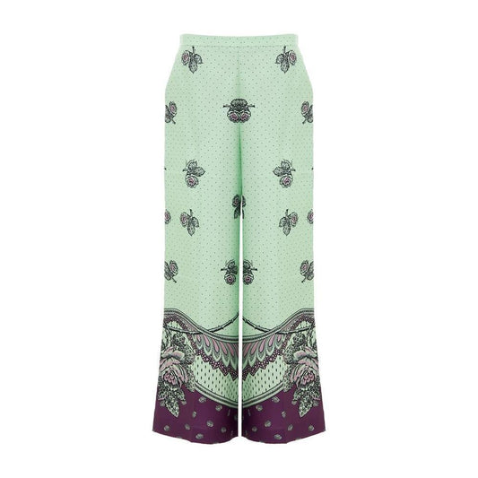 Gucci Green Silk Pant