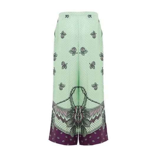 Gucci Green Silk Pant