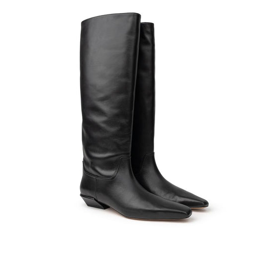 Paris Texas Black Leather Boot