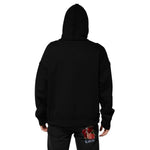 Dolce & Gabbana Black Printed Hoodie Crystal Embellished Jacket