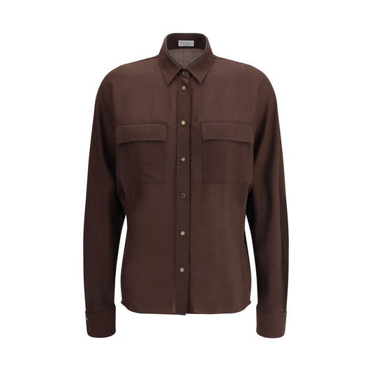 Brunello Cucinelli Embellished collar Shirt BR-MP791NC116C600-L
