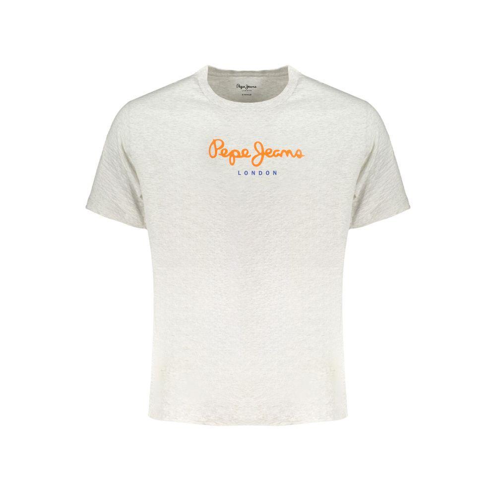 Pepe Jeans Gray Cotton T-Shirt
