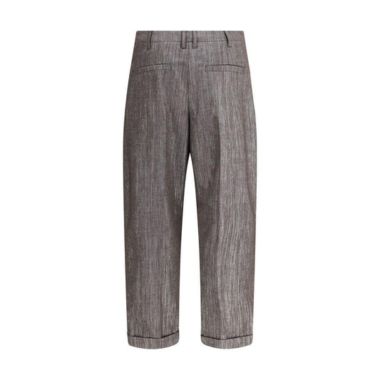 Brunello Cucinelli Lurex effect Pants BR-MP517P8958C1141-IT44 | L