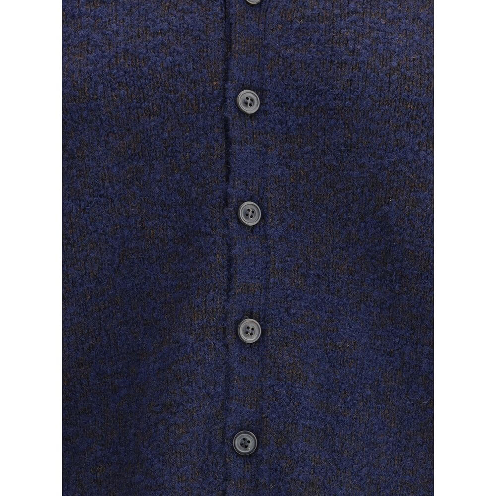 Margiela Blue Wool Cardigan