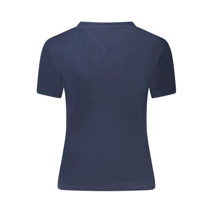 Tommy Hilfiger Blue Cotton Women T-Shirt