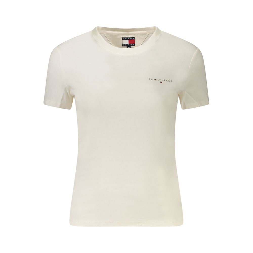 Tommy Hilfiger White Cotton Women T-Shirt