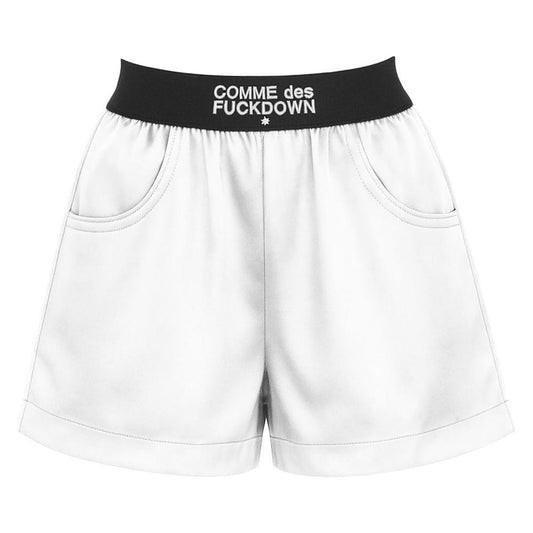 Comme Des Fuckdown White Modal Short