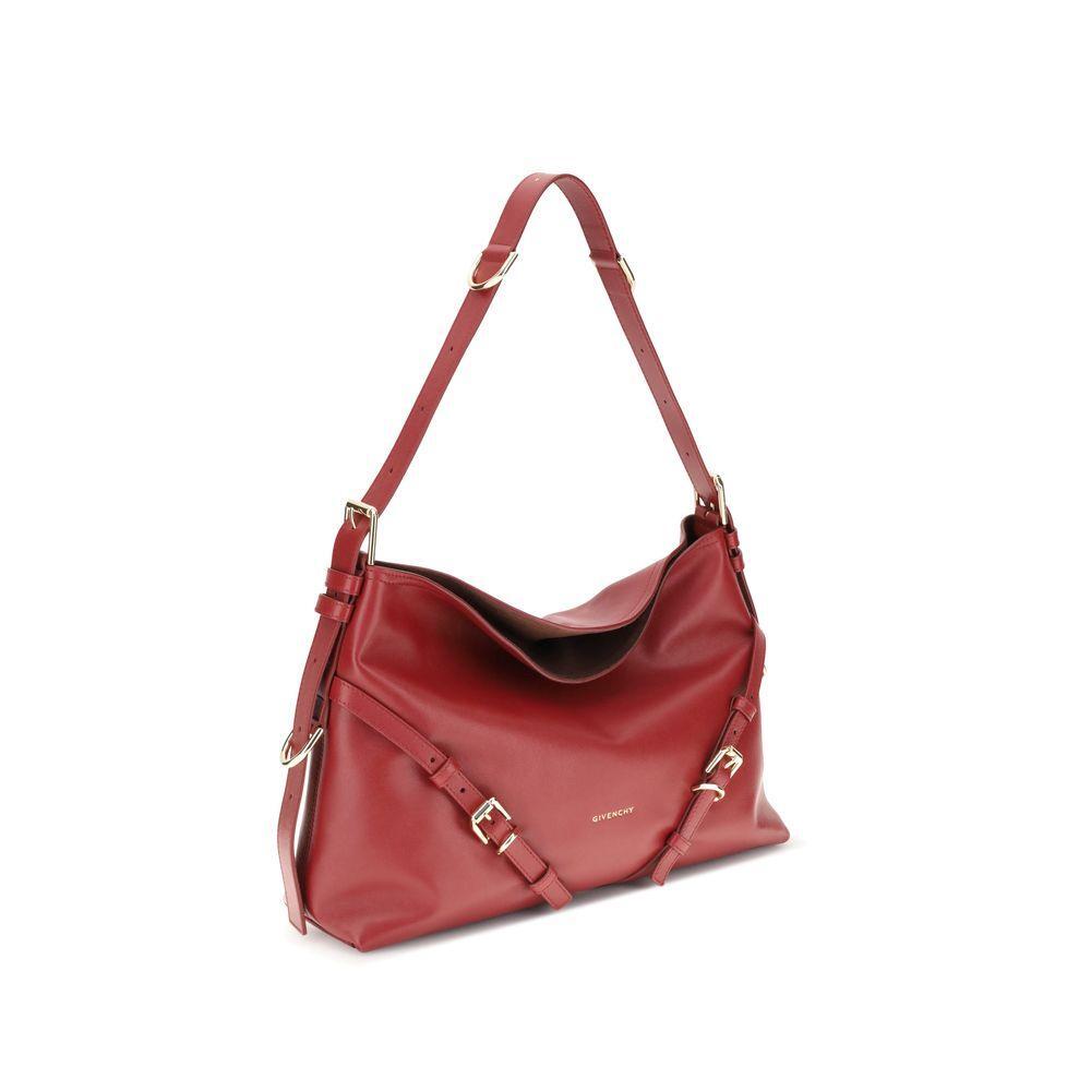 Front view with bag zipped and handles upright.