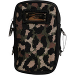 Dolce & Gabbana Multicolor Leopard Jacquard Logo Plaque Neck Strap Bag BAG4665