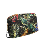 Dolce & Gabbana Multicolor Grape Print Clutch Logo Plaque Pouch Bag