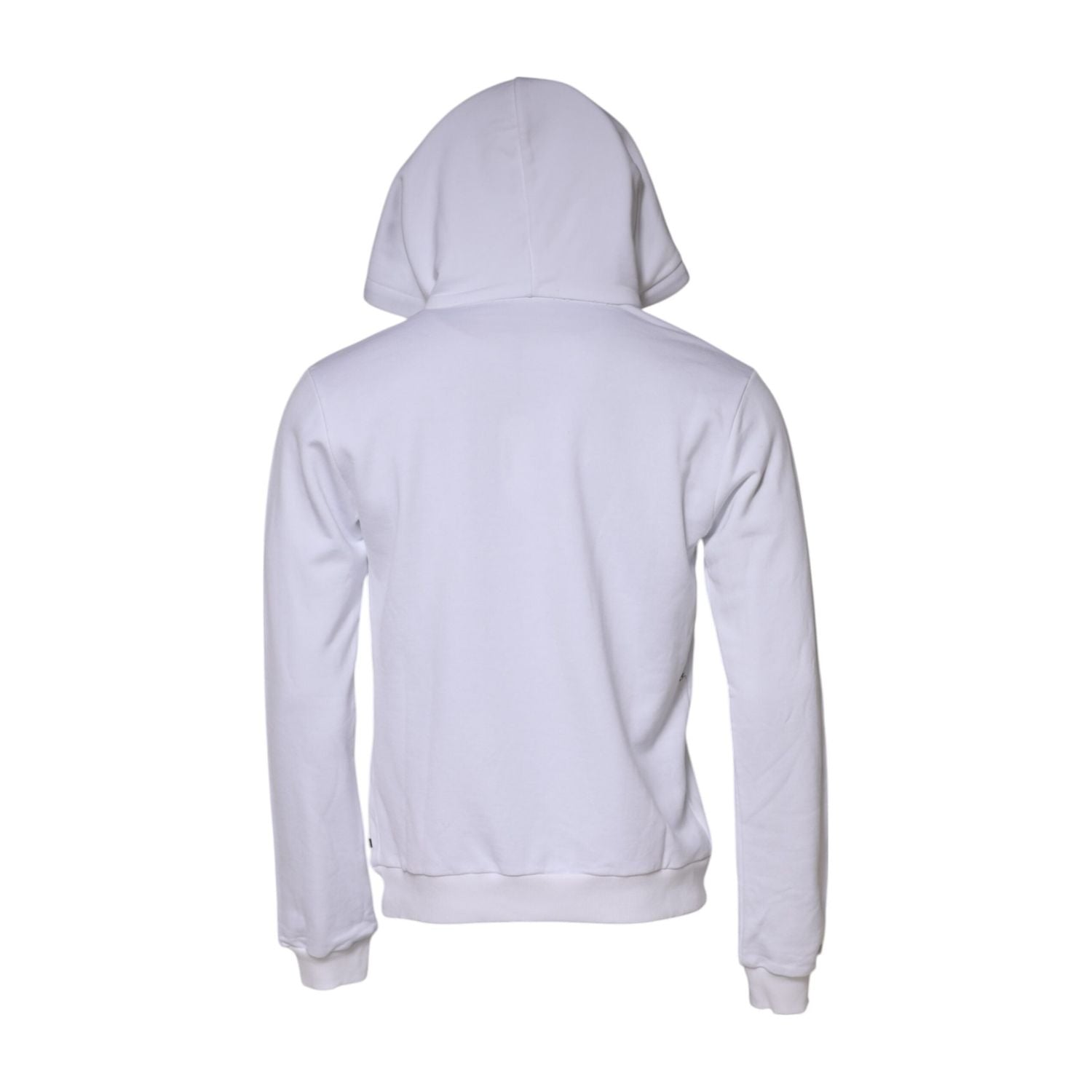 Dolce & Gabbana White Sacred Heart Hooded Sweatshirt Sweater