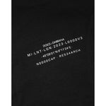 Dolce & Gabbana Black DG Vib3 Print Cotton Crew Neck T-shirt