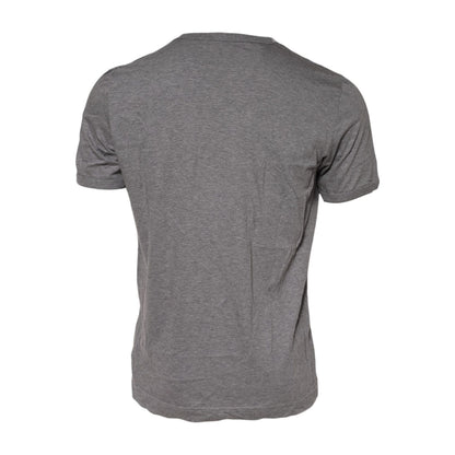 Dolce & Gabbana Gray #DGFamily Cotton Crew Neck T-shirt