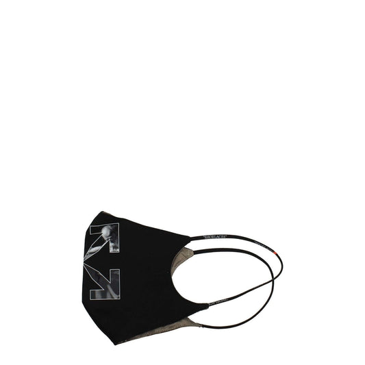 Off-White Black Cotton Facemask
