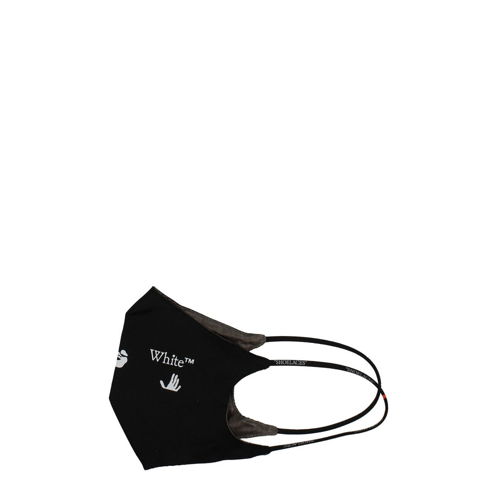 Off-White Black Cotton Facemasks