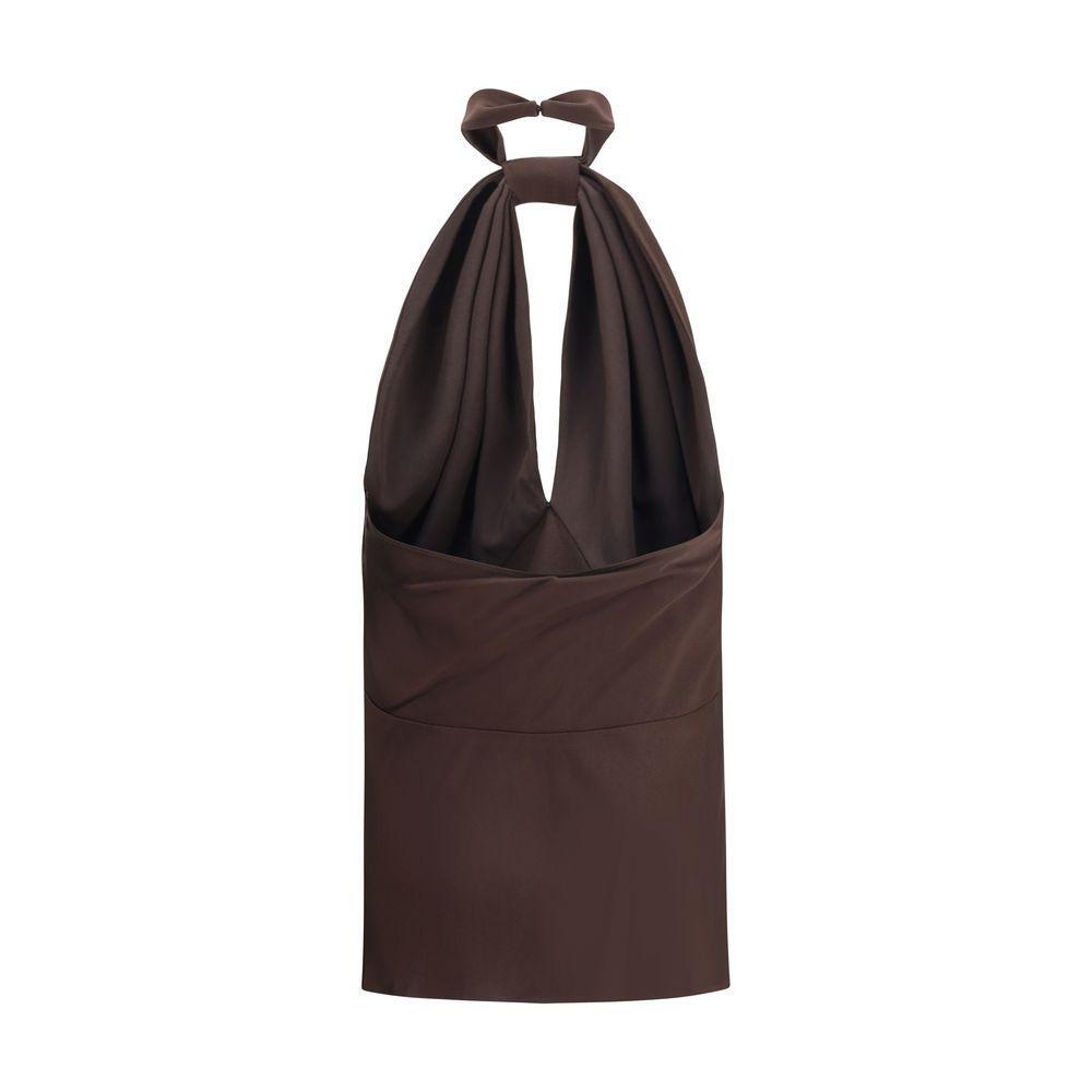 Front view with bag zipped and handles upright.