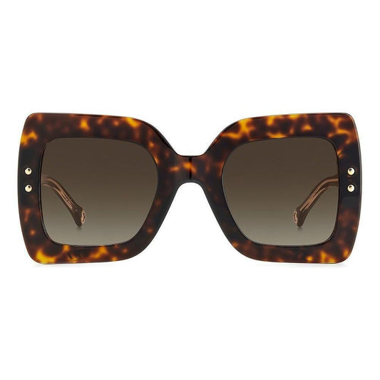 Carolina Herrera Brown Acetate Sunglasses CHHER0082S86AC