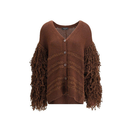 Fabiana Filippi Fringes Cardigan FA-MAD215F120L5011269-IT42 | L