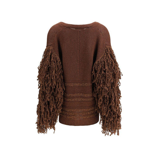 Fabiana Filippi Fringes Cardigan FA-MAD215F120L5011269-IT42 | L