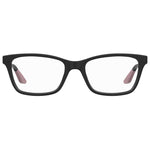 Under Armour Black Acetate Frames UA5012807F317, 53/17/135 mm, women’s eyeglasses in black acetate material.