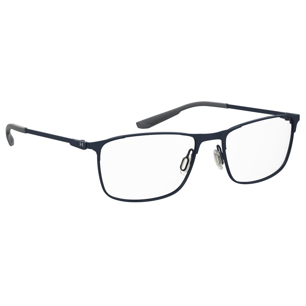 Under Armour Blue Metal Frames eyeglasses in metal, dimensions 54/18/140mm, sleek design for men.
