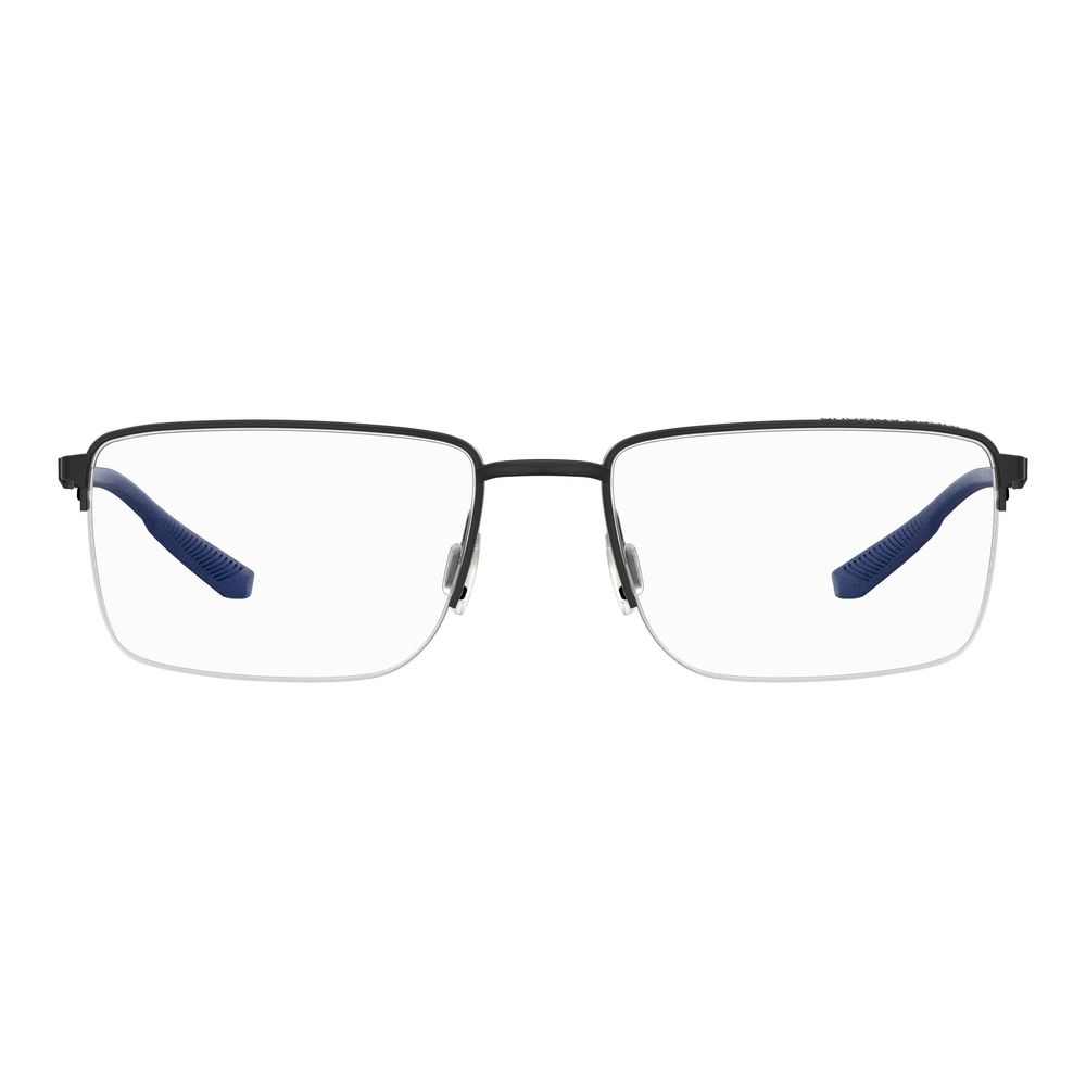 Under Armour Black Metal Frames, men's glasses UA5016G003F51, sleek black metal, 55/18/140mm, durable design.