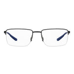 Under Armour Black Metal Frames, men's glasses UA5016G003F51, sleek black metal, 55/18/140mm, durable design.
