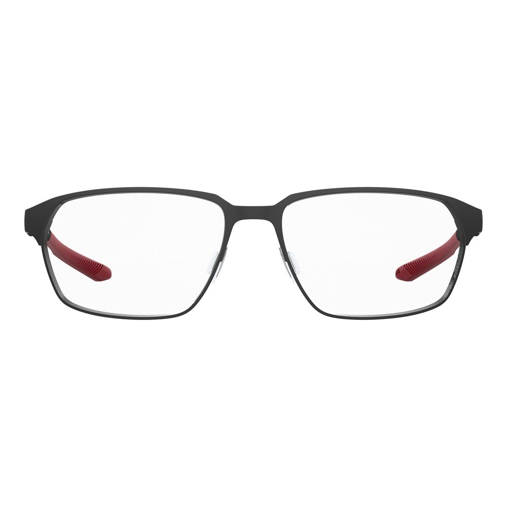 Under Armour Black Metal Frames glasses UA5021G003F81 front view showing rectangular shape.