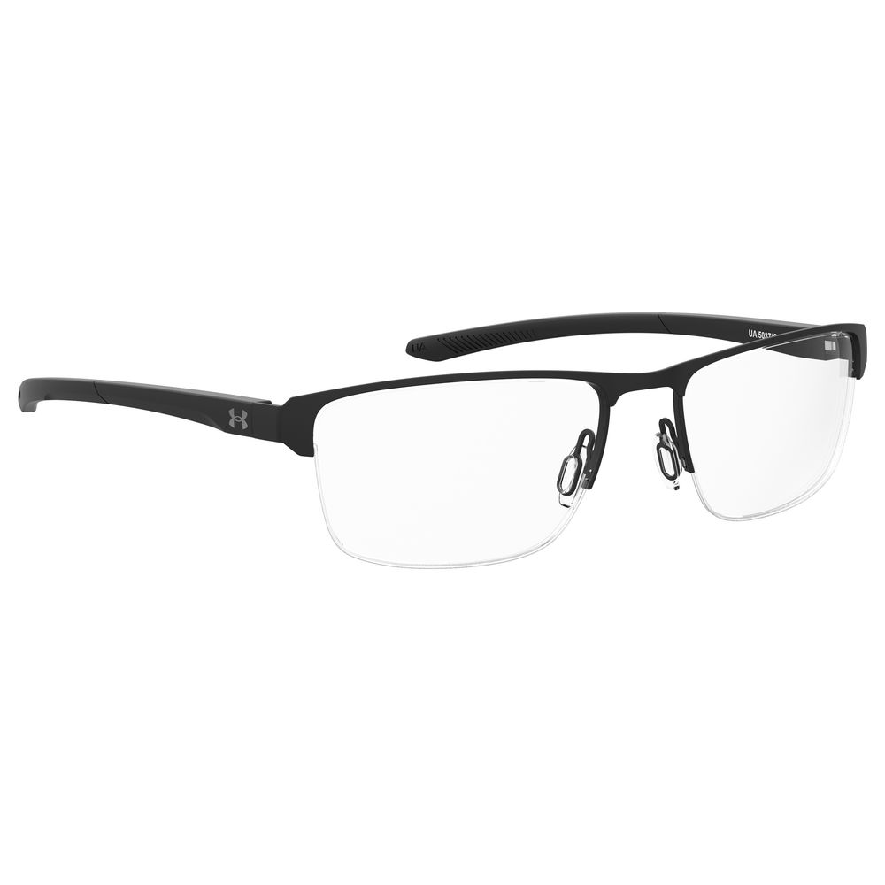 Under Armour Black Metal Frames, UA5037G003F51 glasses, black color, metal material, 55/18/135mm dimensions for men.