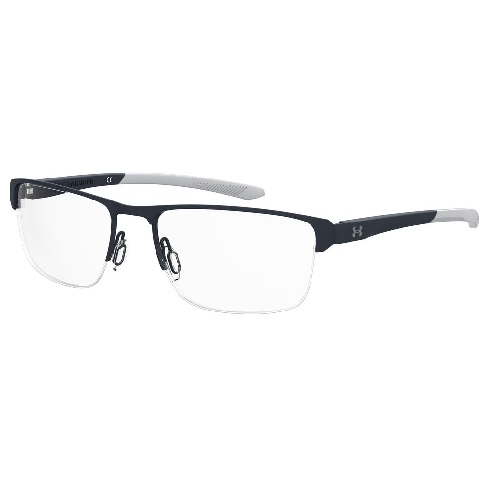 Under Armour Blue Metal Frames, men's glasses UA5037G4NZF51, size 55/18/135mm, featuring sleek metal design in blue color.