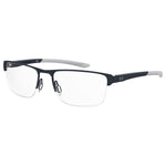 Under Armour Blue Metal Frames, men's glasses UA5037G4NZF51, size 55/18/135mm, featuring sleek metal design in blue color.
