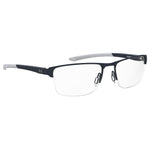 Under Armour Blue Metal Frames glasses with 55/18/135mm dimensions, designed for men. Model UA5037G4NZF51. Sleek and stylish eyewear.