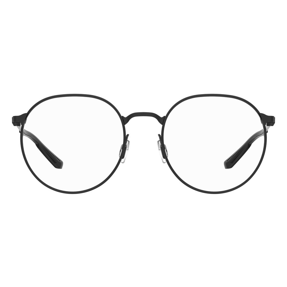 Under Armour Black Metal Frames unisex glasses UA5048G003F21, black round frames, metal material, size 52/19/140 mm.