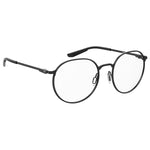 Under Armour Black Metal Frames unisex glasses UA5048G003F21 with 52mm lenses, 19mm bridge, and 140mm temples.