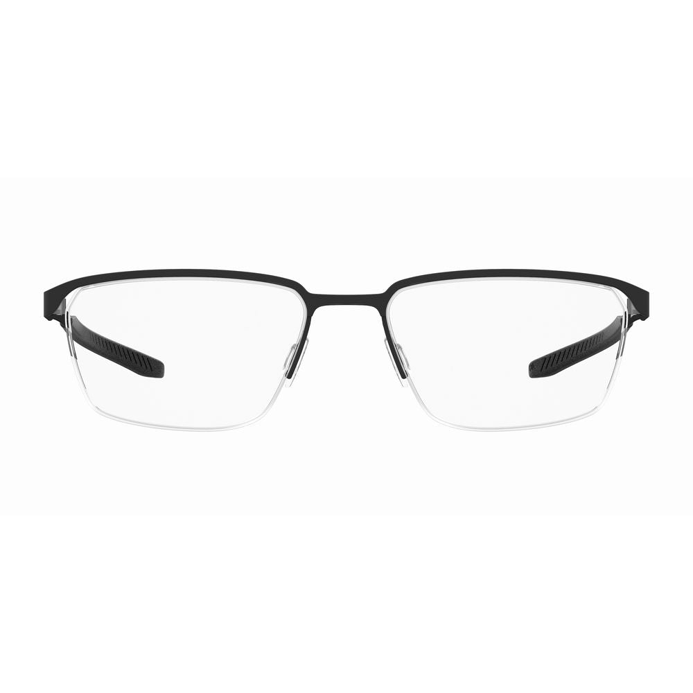 Under Armour Black Metal Frames eyeglasses UA5051G003F41, unisex with metal frame, 54/17/140mm dimensions, sleek black design.