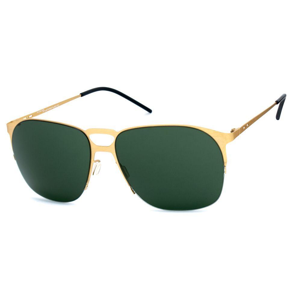 Italia Independent Gold Metal Sunglasses