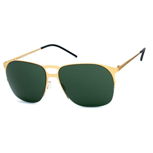 Italia Independent Gold Metal Sunglasses