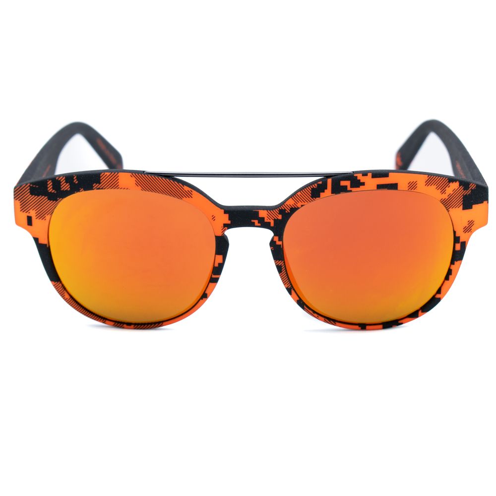 Italia Independent Orange Acetate Sunglasses