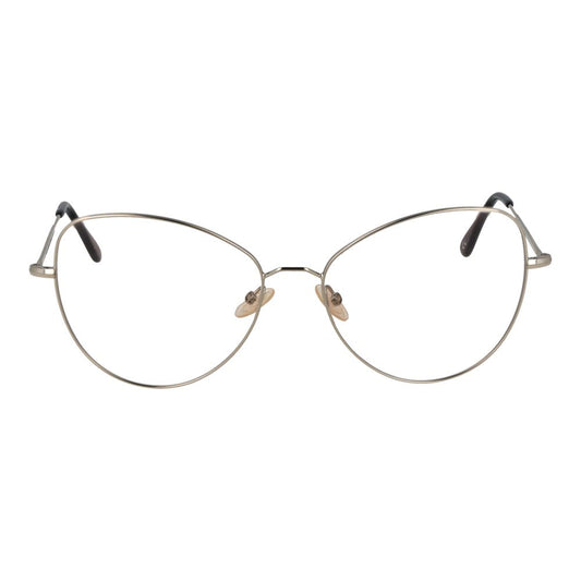 Andy Wolf Silver Unisex Glasses Frame in full-rim metal butterfly style, lens width 57, bridge 16, temples 140, includes branded case.