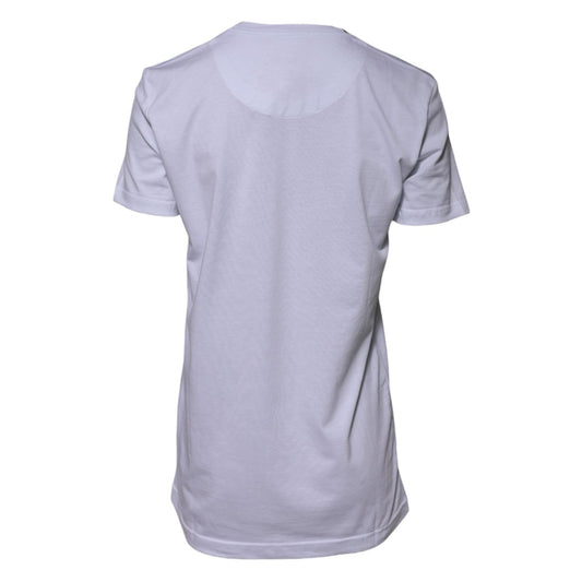 Dolce & Gabbana White Cotton Goodluck 2023 Crew Neck T-shirt TSH90686-46