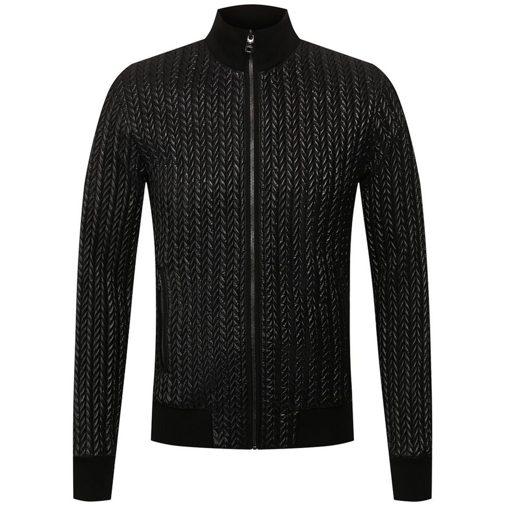 Dolce & Gabbana Black Nylon Jacket DO-15911-IT46 | S