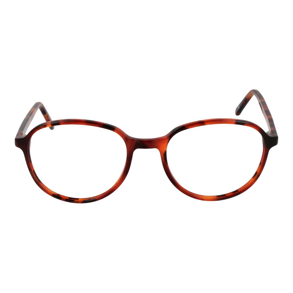 Andy Wolf Red Unisex Glasses Frame with full-rim acetate style and demo lenses included.