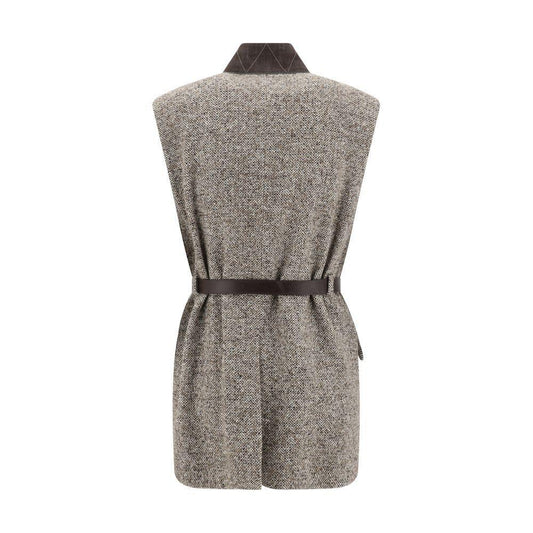 Brunello Cucinelli Wool Gilet BR-MG5307497C6286-IT40 | M