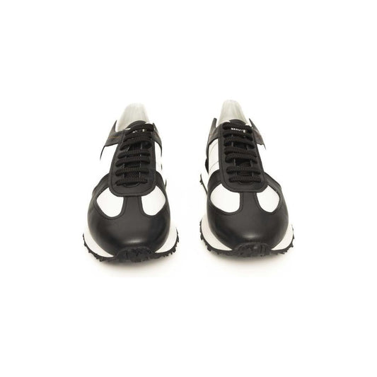 Cerruti 1881 Black Calfskin Men Sneaker