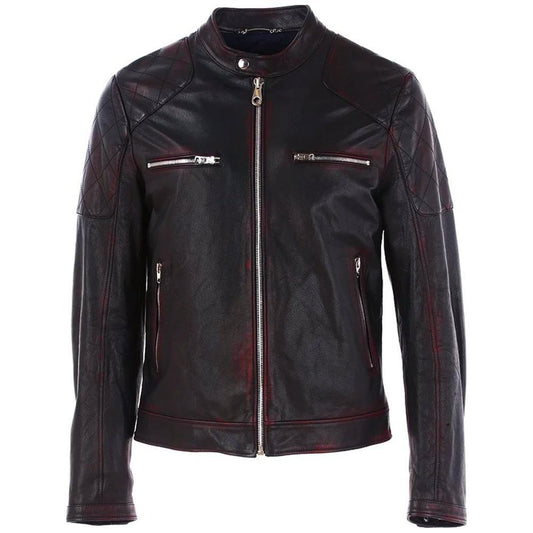 Dolce & Gabbana Black Goatskin Jacket