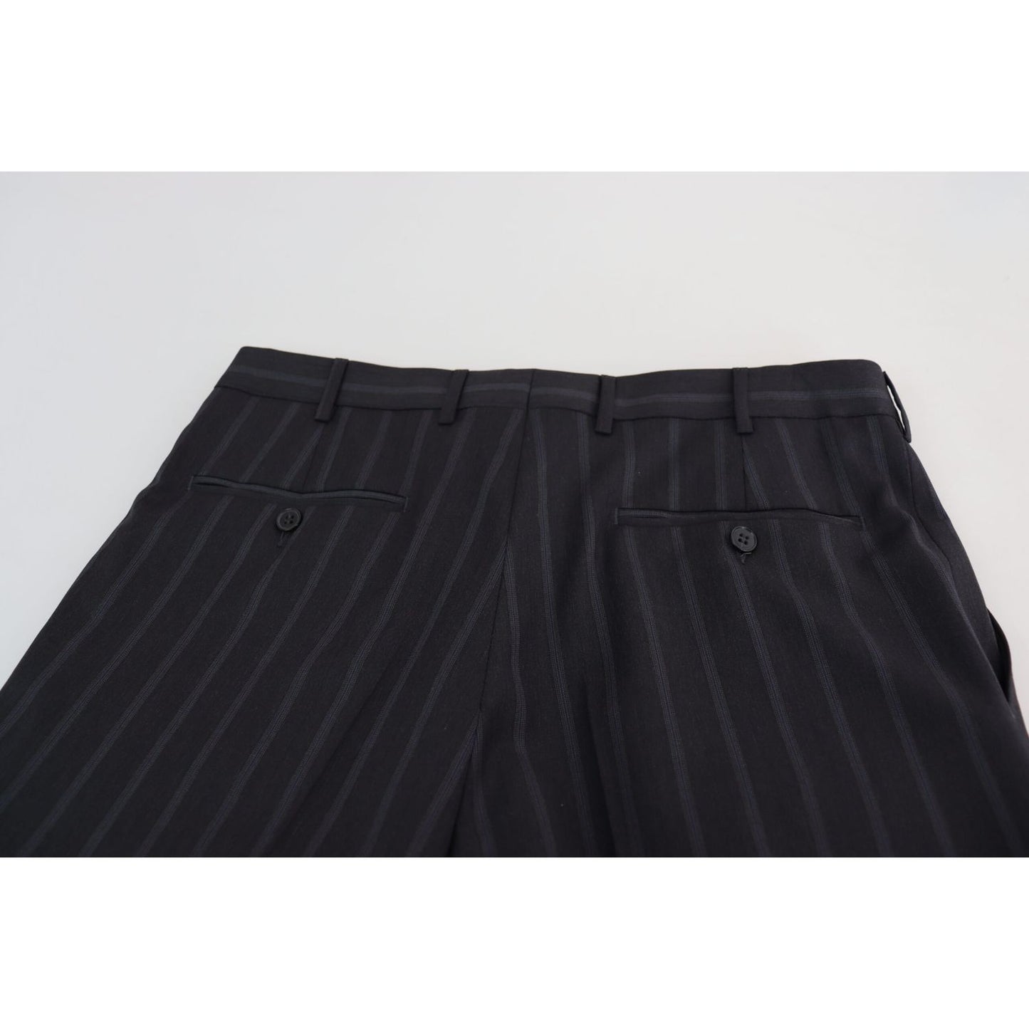 Dolce & Gabbana Gray Wool Blend Formal Trousers Pants