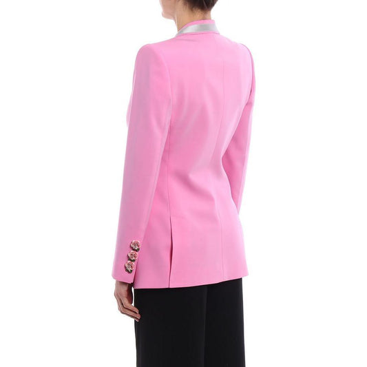 Dolce & Gabbana Pink Wool Jackets & Coat