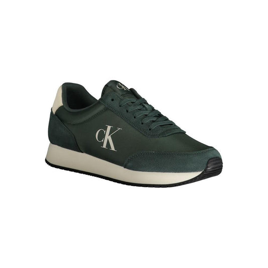 Calvin Klein Green Polyester Sneaker