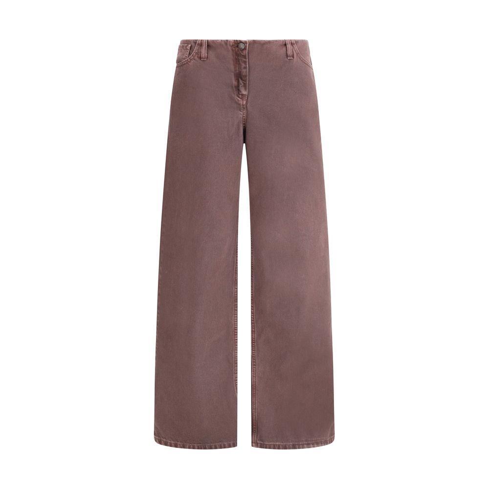 Magda Butrym Low waist wide leg Jeans MA-305725BROWN-IT36 | XS