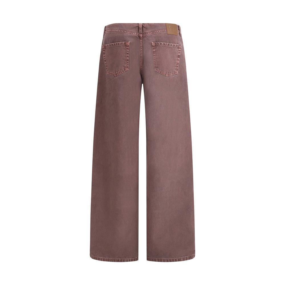 Magda Butrym Low waist wide leg Jeans MA-305725BROWN-IT36 | XS